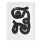 Stupell Industries Black And White Spiral Framed Print Under Glass, design by Anna Lischenko